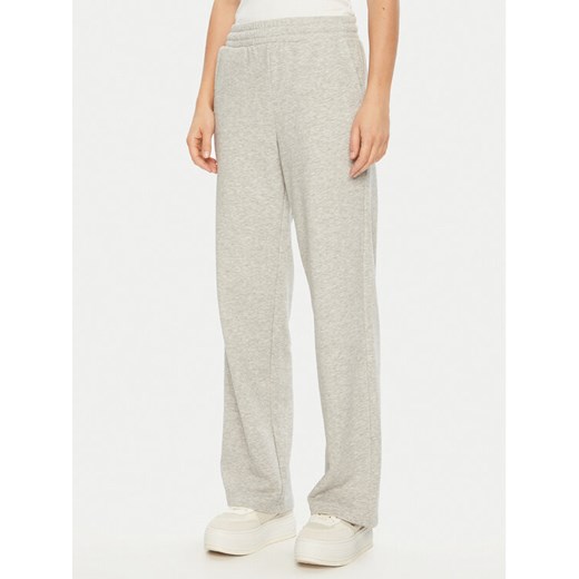 JJXX Spodnie dresowe Alfa 12226250 Szary Wide Leg ze sklepu MODIVO w kategorii Spodnie damskie - zdjęcie 182738576