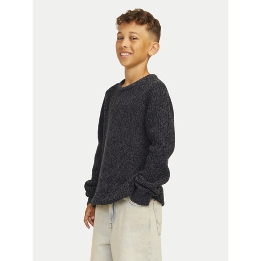 Jack&Jones Junior Sweter Ones 12267510 Szary Regular Fit ze sklepu MODIVO w kategorii Swetry chłopięce - zdjęcie 182738659