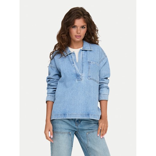 ONLY Koszula jeansowa Birdie 15347086 Niebieski Regular Fit ze sklepu MODIVO w kategorii Koszule damskie - zdjęcie 182738667
