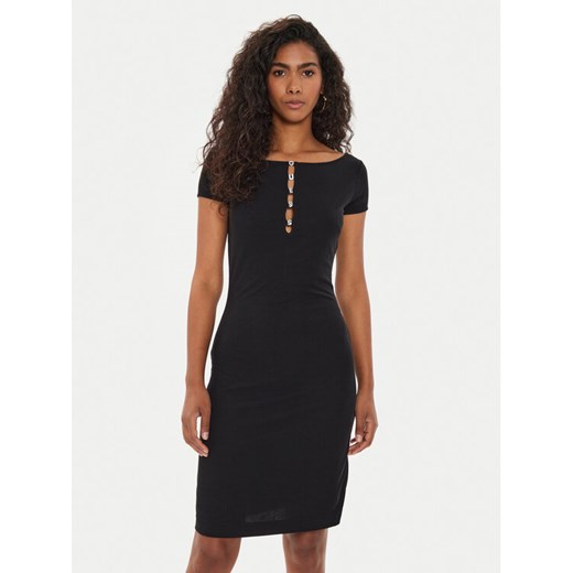Guess Sukienka codzienna W4YK13 KAQL2 Czarny Regular Fit ze sklepu MODIVO w kategorii Sukienki - zdjęcie 182738697
