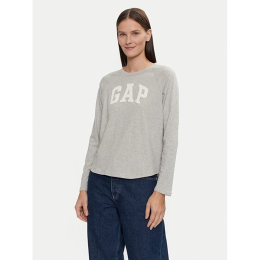 Gap Bluzka 534389-02 Szary Relaxed Fit ze sklepu MODIVO w kategorii Bluzki damskie - zdjęcie 182738739