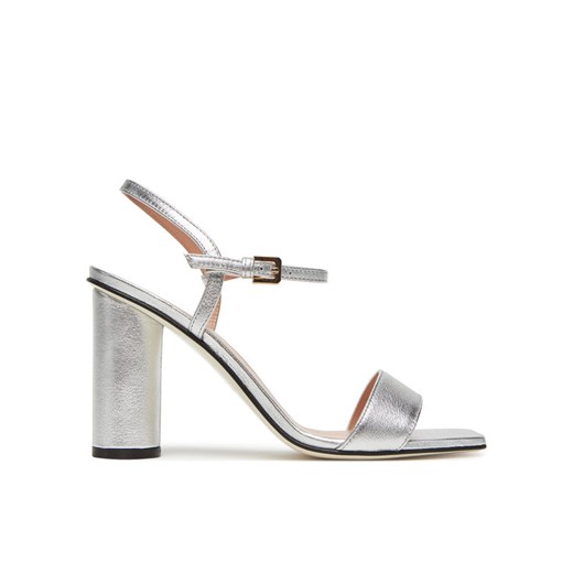 Pollini Sandały SA16328C0MTH0902 Srebrny ze sklepu MODIVO w kategorii Sandały damskie - zdjęcie 182738756