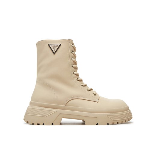 Guess Botki FLPPAM FAB10 Beżowy ze sklepu MODIVO w kategorii Botki - zdjęcie 182738765