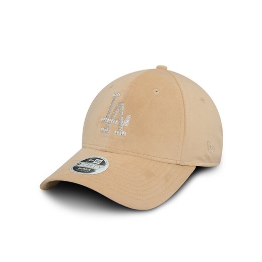 New Era Czapka z daszkiem Velour Diamante LA Dodgers 9FORTY 60580871 Beżowy New Era OS MODIVO