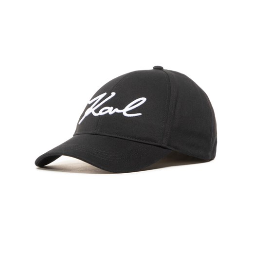 KARL LAGERFELD Czapka z daszkiem 205W3405 Czarny ze sklepu MODIVO w kategorii Czapki z daszkiem damskie - zdjęcie 182738919