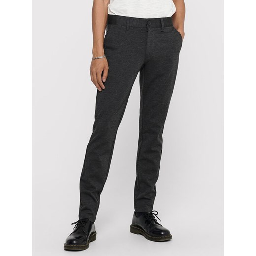 Only & Sons Chinosy Mark 22010209 Szary Slim Fit ze sklepu MODIVO w kategorii Spodnie męskie - zdjęcie 182738967