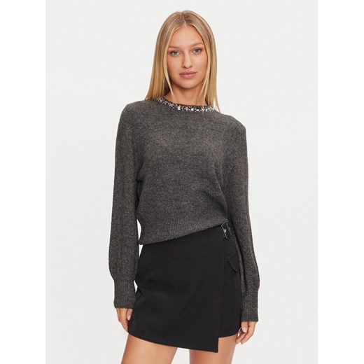 ONLY Sweter Elsa 15210667 Szary Regular Fit ze sklepu MODIVO w kategorii Swetry damskie - zdjęcie 182739009