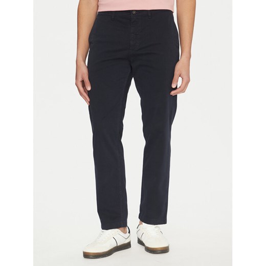 BOSS Chinosy 50534378 Granatowy Regular Fit ze sklepu MODIVO w kategorii Spodnie męskie - zdjęcie 182739127