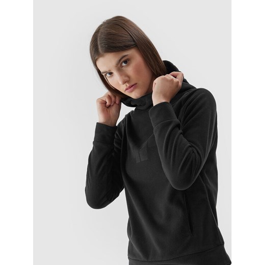 4F Polar 4FAW23TFLEF148 Czarny Regular Fit ze sklepu MODIVO w kategorii Bluzy damskie - zdjęcie 182739155
