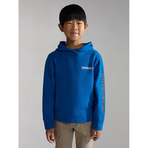 Napapijri Bluza NP0A4HG8 S Niebieski Regular Fit ze sklepu MODIVO w kategorii Bluzy chłopięce - zdjęcie 182739209