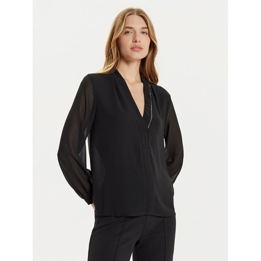 Rinascimento Bluzka CFC0121170003 Czarny Regular Fit ze sklepu MODIVO w kategorii Bluzki damskie - zdjęcie 182739218