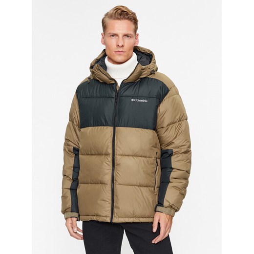 Columbia Kurtka zimowa Pike Lake™ II Hooded Jacket Brązowy Regular Fit ze sklepu MODIVO w kategorii Kurtki męskie - zdjęcie 182739369