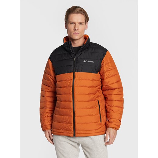 Columbia Kurtka zimowa Powder Lite 1698001 Pomarańczowy Regular Fit ze sklepu MODIVO w kategorii Kurtki męskie - zdjęcie 182739398