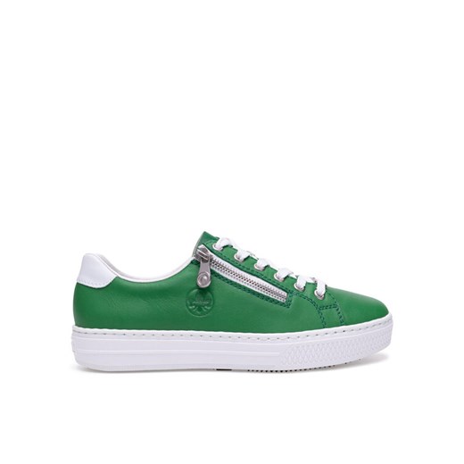 Rieker Sneakersy L59L1-52 Zielony ze sklepu MODIVO w kategorii Buty sportowe damskie - zdjęcie 182739399