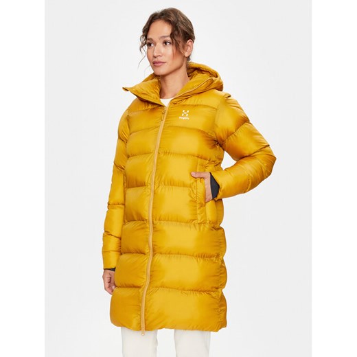 Haglöfs Kurtka zimowa Long Mimic 605413 Żółty Regular Fit ze sklepu MODIVO w kategorii Kurtki damskie - zdjęcie 182739486