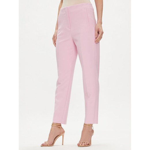 JOOP! Spodnie materiałowe 30041579 Różowy Slim Fit ze sklepu MODIVO w kategorii Spodnie damskie - zdjęcie 182739508