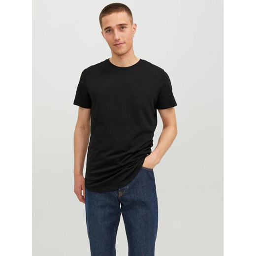 Jack&Jones T-Shirt Noa 12113648 Czarny Long Line Fit ze sklepu MODIVO w kategorii T-shirty męskie - zdjęcie 182739518