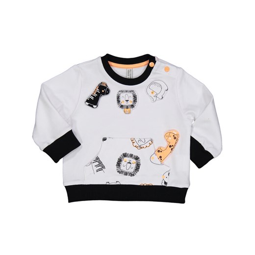 Birba Trybeyond Bluza 999 66806 00 Biały Regular Fit ze sklepu MODIVO w kategorii Bluzy chłopięce - zdjęcie 182739645