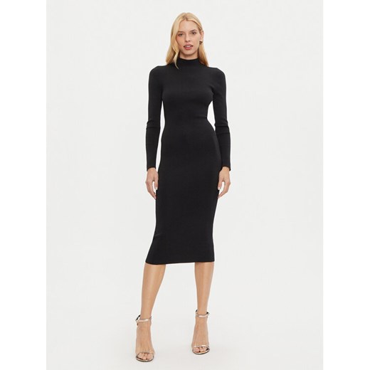 MICHAEL Michael Kors Sukienka dzianinowa MF482Q14VR Czarny Slim Fit ze sklepu MODIVO w kategorii Sukienki - zdjęcie 182739648
