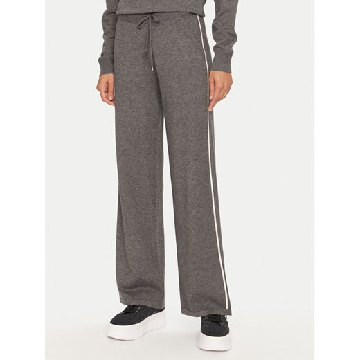 Liu Jo Sport Spodnie materiałowe TF4315 MS63L Szary Regular Fit ze sklepu MODIVO w kategorii Spodnie damskie - zdjęcie 182739686