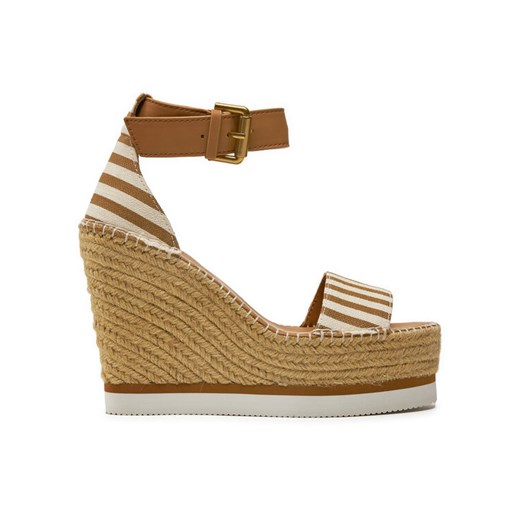 See By Chloé Espadryle SB26152E Brązowy ze sklepu MODIVO w kategorii Espadryle damskie - zdjęcie 182739708