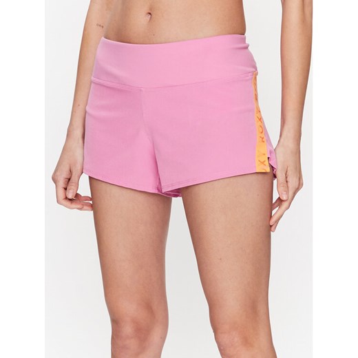 Roxy Szorty sportowe Bold Moves ERJNS03442 Różowy Regular Fit ze sklepu MODIVO w kategorii Szorty - zdjęcie 182739718