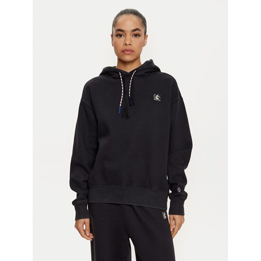 Champion Bluza 117441 Czarny Loose Fit ze sklepu MODIVO w kategorii Bluzy damskie - zdjęcie 182739756