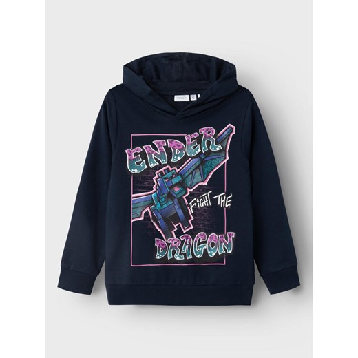 NAME IT Bluza 13219920 Granatowy Regular Fit ze sklepu MODIVO w kategorii Bluzy chłopięce - zdjęcie 182739779