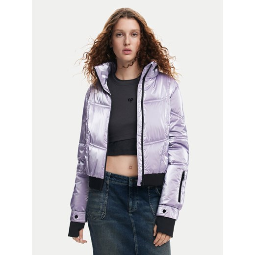 Desigual Kurtka bomber Omsk 24WWEWBY Fioletowy Regular Fit ze sklepu MODIVO w kategorii Kurtki damskie - zdjęcie 182739929