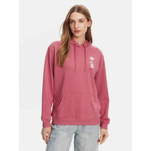 Roxy Bluza ERJFT04952 Różowy Regular Fit ze sklepu MODIVO w kategorii Bluzy damskie - zdjęcie 182739948