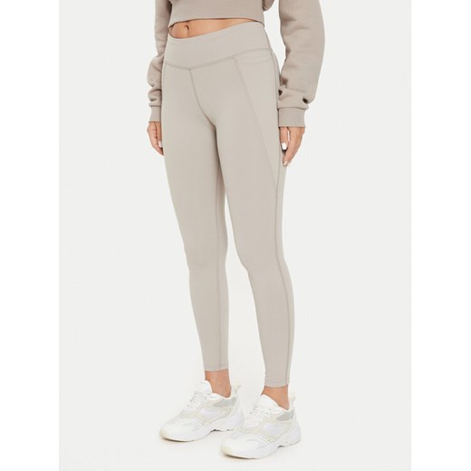 Reebok Legginsy Lux Tight 100076185 Beżowy Slim Fit Reebok L_S MODIVO