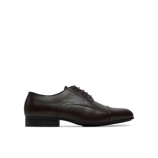 Calvin Klein Półbuty HM0HM01540 Brązowy ze sklepu MODIVO w kategorii Buty eleganckie męskie - zdjęcie 182739958