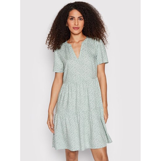 ONLY Sukienka codzienna Zally 15262674 Zielony Relaxed Fit ze sklepu MODIVO w kategorii Sukienki - zdjęcie 182739965