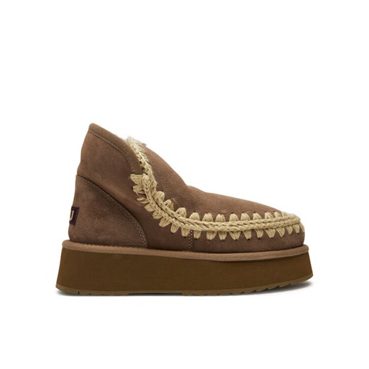 Mou Śniegowce Mini Eskimo Platform Boot FW681000A Brązowy ze sklepu MODIVO w kategorii Śniegowce damskie - zdjęcie 182739968