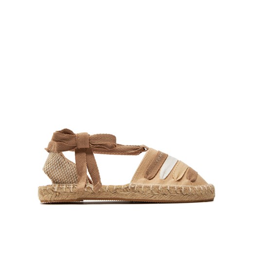 Tommy Hilfiger Espadryle T3A7-33280-0890500 M Beżowy ze sklepu MODIVO w kategorii Sandały dziecięce - zdjęcie 182740049