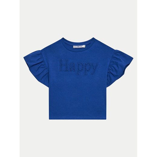 Original Marines T-Shirt DEP3146F Niebieski Regular Fit ze sklepu MODIVO w kategorii Bluzki dziewczęce - zdjęcie 182740098