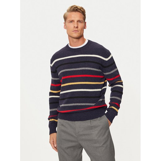 United Colors Of Benetton Sweter 103MK107U Kolorowy Regular Fit ze sklepu MODIVO w kategorii Swetry męskie - zdjęcie 182740139