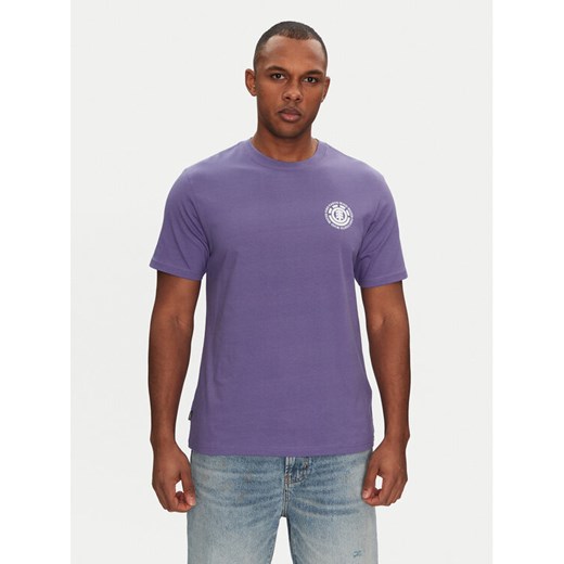 Element T-Shirt ELYZT00490 Fioletowy Regular Fit ze sklepu MODIVO w kategorii T-shirty męskie - zdjęcie 182740188