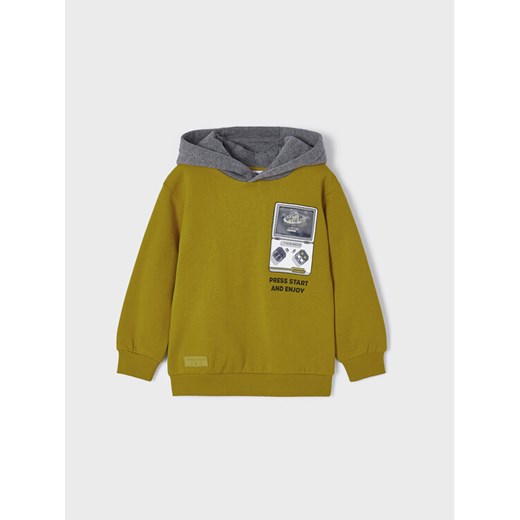 Mayoral Bluza 4455 Zielony Regular Fit ze sklepu MODIVO w kategorii Bluzy chłopięce - zdjęcie 182740207