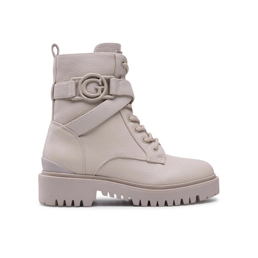 Guess Trapery Odanna FL7ODN ELE10 Beżowy ze sklepu MODIVO w kategorii Workery damskie - zdjęcie 182740225