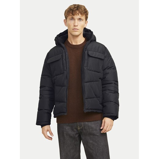 Jack&Jones Kurtka zimowa Build 12256858 Czarny Regular Fit ze sklepu MODIVO w kategorii Kurtki męskie - zdjęcie 182740236