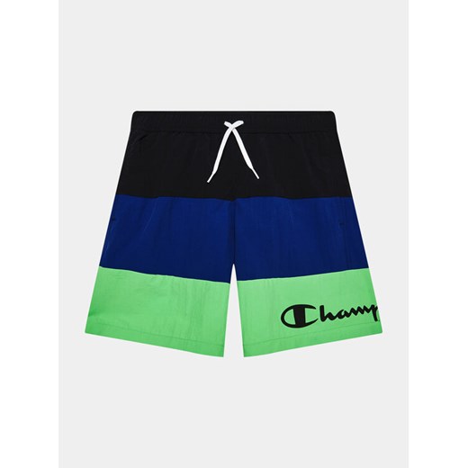 Champion Szorty kąpielowe 306395 Czarny Regular Fit ze sklepu MODIVO w kategorii Kąpielówki chłopięce - zdjęcie 182740246