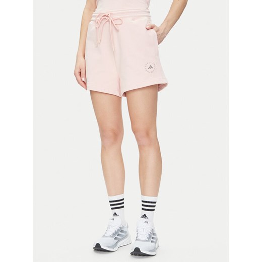 adidas by Stella McCartney Szorty sportowe Stella McCartney True Casuals JI5060 Różowy Loose Fit ze sklepu MODIVO w kategorii Szorty - zdjęcie 182740249