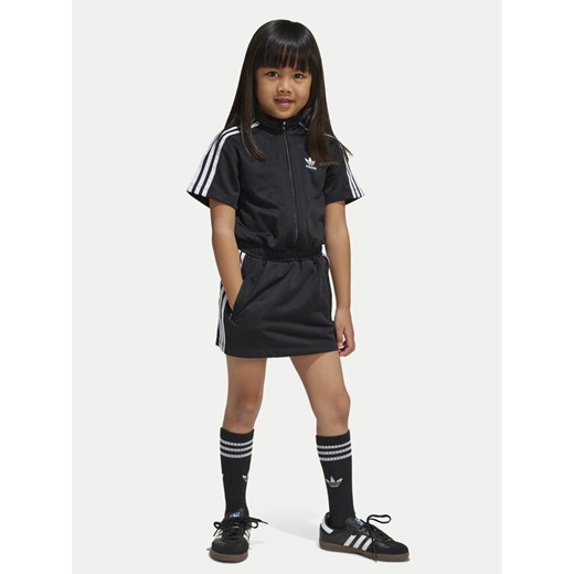 adidas Sukienka codzienna Firebird JD5823 Czarny Regular Fit ze sklepu MODIVO w kategorii Sukienki dziewczęce - zdjęcie 182740289