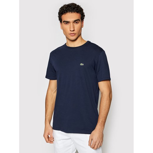 Lacoste T-Shirt TH6709 Granatowy Regular Fit Lacoste 8 MODIVO