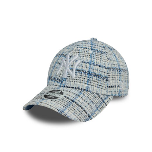 New Era Czapka z daszkiem New York Yankees Tweed 9Forty 60595381 Niebieski ze sklepu MODIVO w kategorii Czapki z daszkiem damskie - zdjęcie 182740317