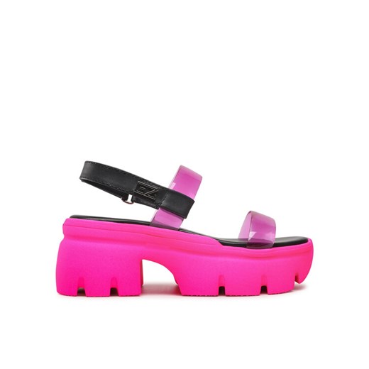 GIUSEPPE ZANOTTI Sandały E200081 Różowy ze sklepu MODIVO w kategorii Sandały damskie - zdjęcie 182740338