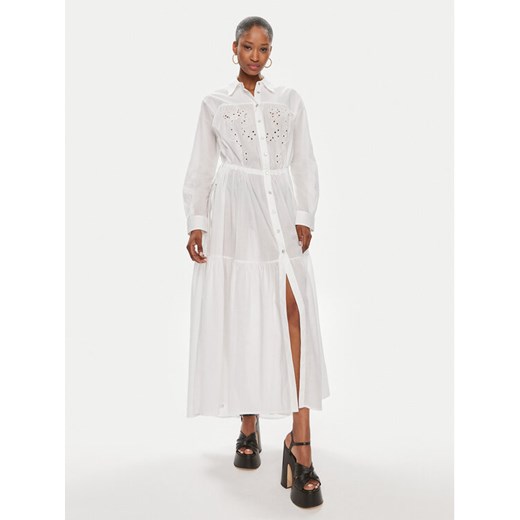 Pinko Sukienka koszulowa Dolce Vita Chemisier . 103728 A1XP Biały Regular Fit ze sklepu MODIVO w kategorii Sukienki - zdjęcie 182740365