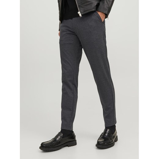 Jack&Jones Chinosy Marco 12237523 Szary Slim Fit ze sklepu MODIVO w kategorii Spodnie męskie - zdjęcie 182740367