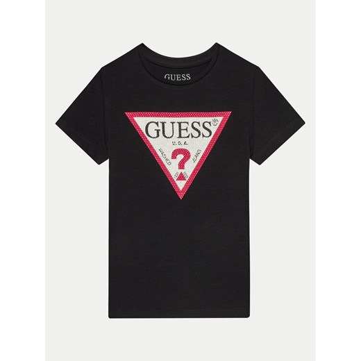 Guess T-Shirt J2YI51 K6YW1 Czarny Regular Fit ze sklepu MODIVO w kategorii T-shirty chłopięce - zdjęcie 182740385